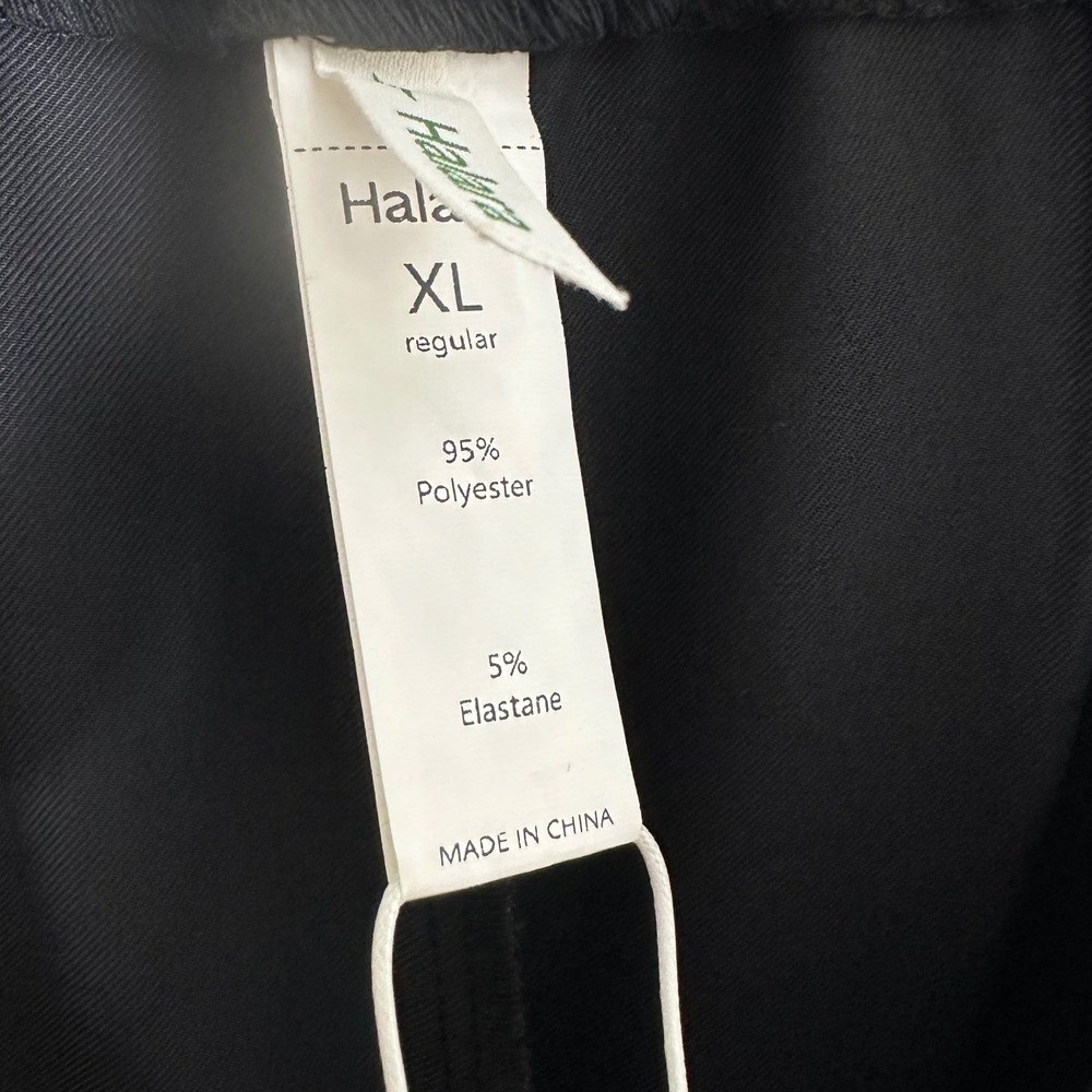 NWT Halara Pants Pleated High Waisted Black Wide Leg Trouser size XL - Picture 8 of 10